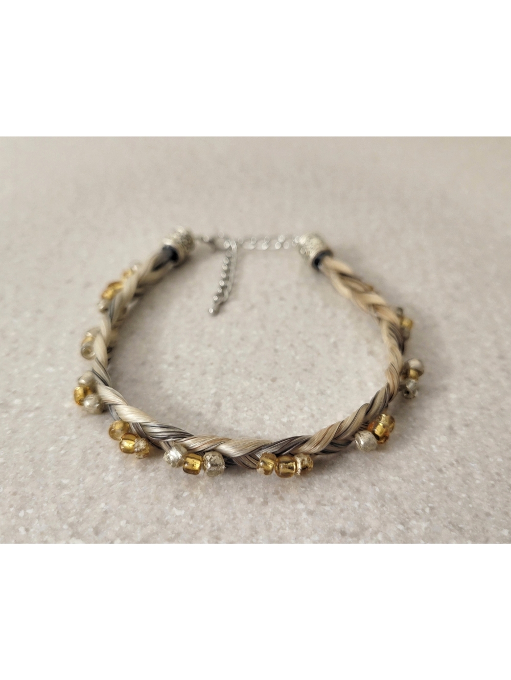 Horse Hair | Beaded Bracelet
